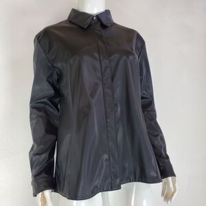 Vintage Y2K Static Polyvinyl Black Jacket